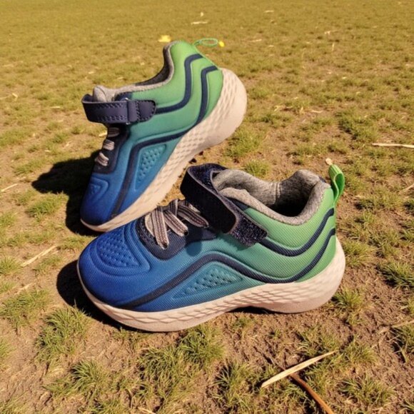Toddler Carter's Athletic Sneaker Blue Green Size 6 - Picture 3 of 6